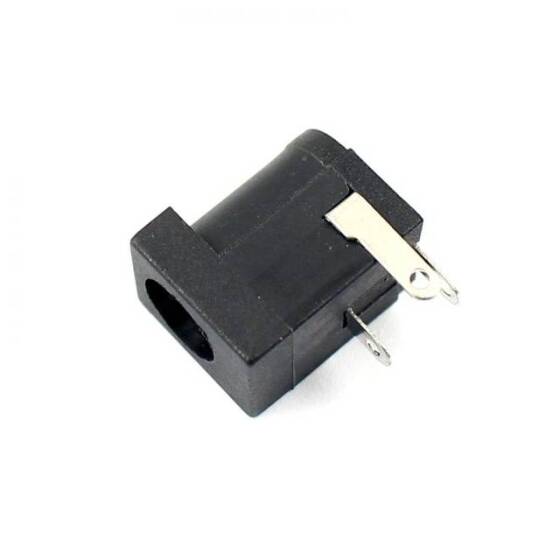 DC-005 5.5x2.1mm Siyah DC Güç Adaptörü Jak Soketi - 5