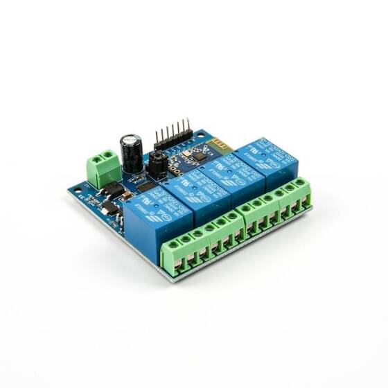 DC 12V Bluetooth 4 Kanal Röle Modülü İnternet Akıllı Uzaktan Kumanda Cep Telefonu Anahtarı Kablosuz Röle Modülü - 6