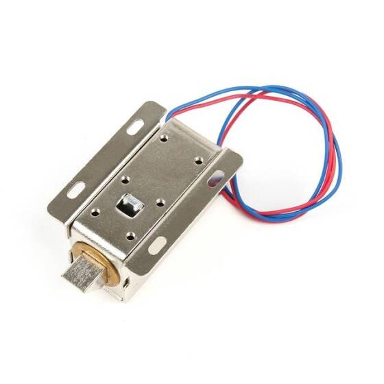 DC 12V Dolap Kapı Kilidi Elektrikli Kilit Düzeneği Solenoidi - 5
