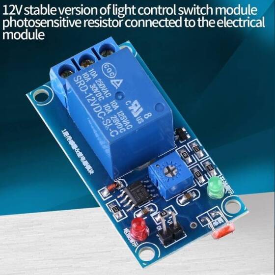 DC 12V Işık Kontrol Anahtarı Fotodirenç Röle Modülü - 2