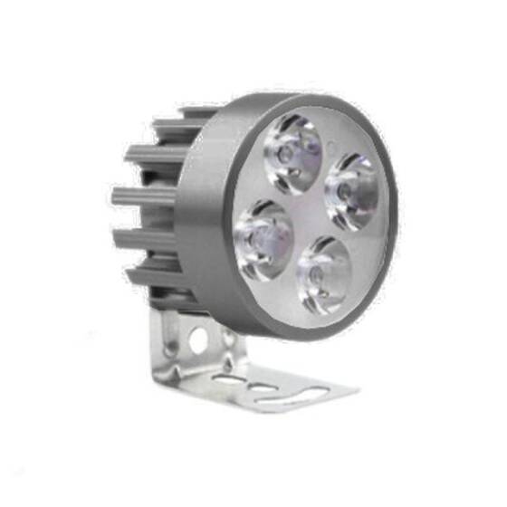 DC 9-85V Soğutuculu Beyaz Bisiklet Ledi - Gri Çerçeve - 1