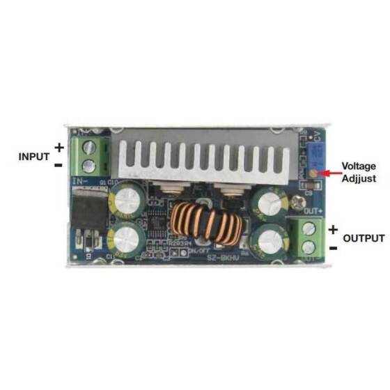 DC-DC 8-60V 15A Ayarlanabilir Voltaj Düşürücü Modül - 4