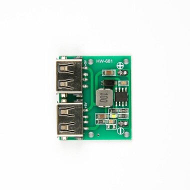 DC-DC Araba Şarj Voltaj Sabitleyici Modülü - Çift USB Çıkışlı - 2