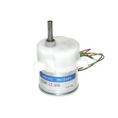 DC Eksantrik Mikro Motor 12V 60RPM Plastik Dişli 33mm B138F.12.608 - Görsu Elektronik