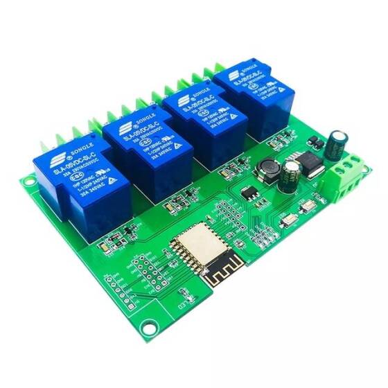 DC7-28/5V 30A ESP8266 WIFI 4 Kanal Röle Modülü ESP-12F Geliştirme Kartı - 2