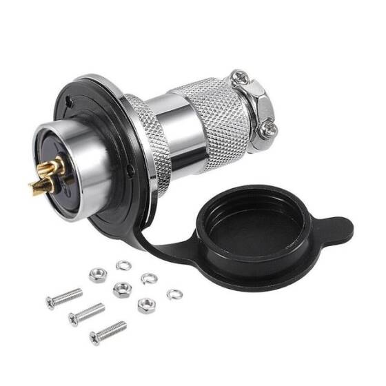 DF25 2 Pin 25mm Su Geçirmez Konnektör Takımı - 1