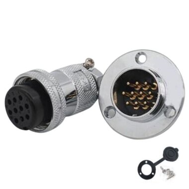 DF25 9 Pin 25mm Su Geçirmez Konnektör Takımı - Görsu Elektronik