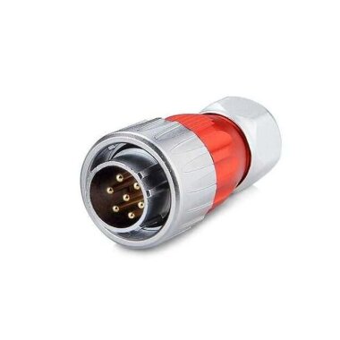 DH-20-C07PE-03-001 7 Pin Su Geçirmez Konnektör - Erkek - 1