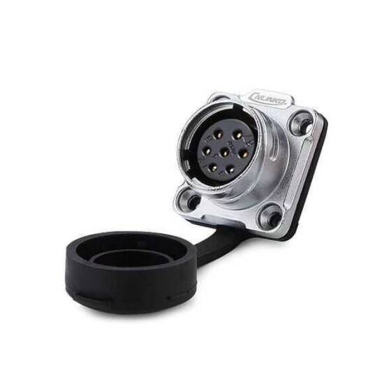 DH-20-J07SX-03-401 7 Pin Su Geçirmez Konnektör - Dişi - 1