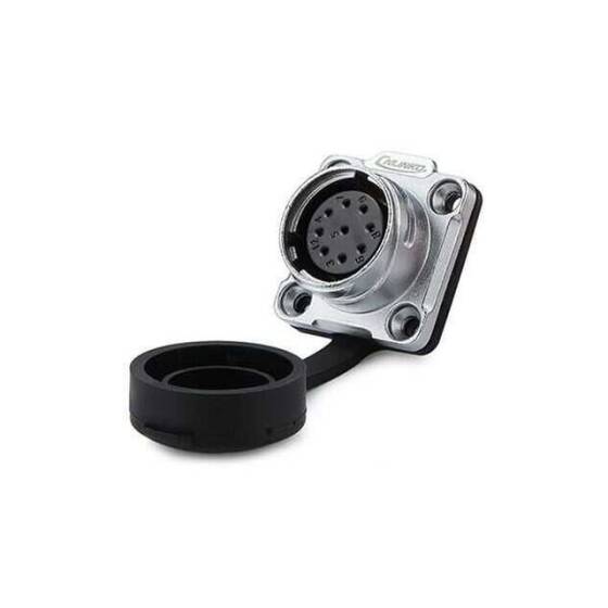 DH-20-J09SX-03-401 9 Pin Su Geçirmez Konnektör - Dişi - 1