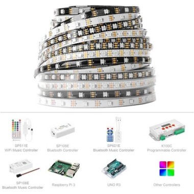 Diffused 5050 12V 4 Pin SMD LED WS2812B RGB - 5
