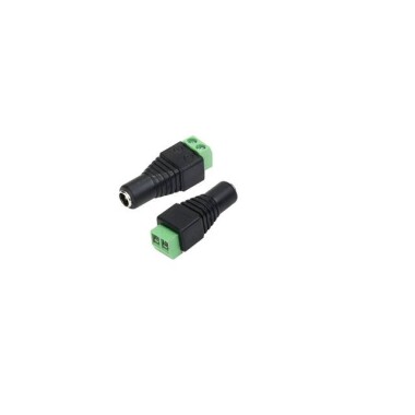 Dişi 2.1x5.5mm DC Güç Jak Adaptörü Konnektör Fişi CCTV Kamera İçin - 2