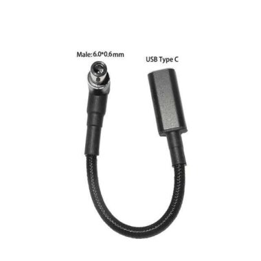 Dişi Type C - Erkek 6.0x0.6mm Jack Dönüştürücü Kablo Tip-C to 6006 - Görsu Elektronik