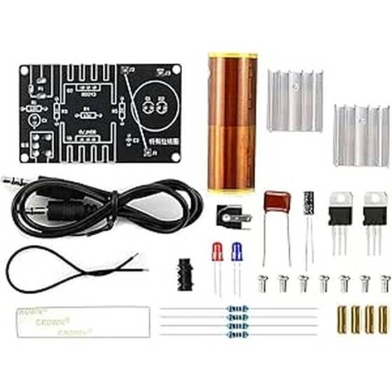 DIY 40x80mm 15W Mini Tesla Bobini Kiti - 1