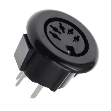 DS-5-07A 5 Pin Dişi DIN Konnektör - Panel Tipi - Görsu Elektronik