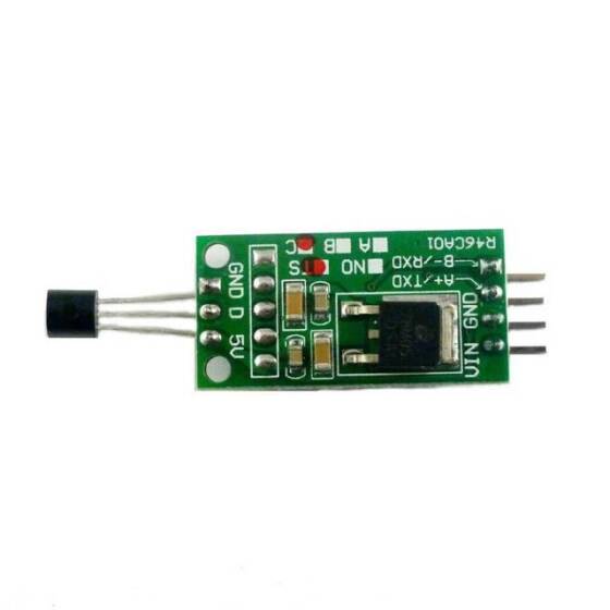 DS18B20 5V RS485 Sıcaklık Sensör Modülü - 2