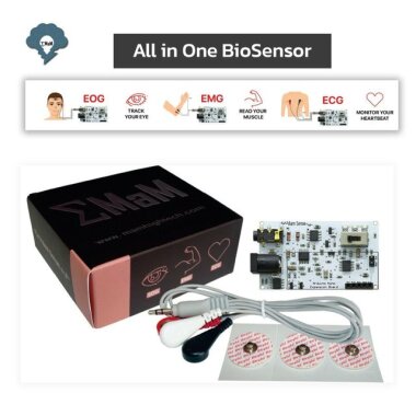 EMG EOG EKG Sensör Kartı (Kas Göz ve Kalp Sinyalleri Algılama) - 5