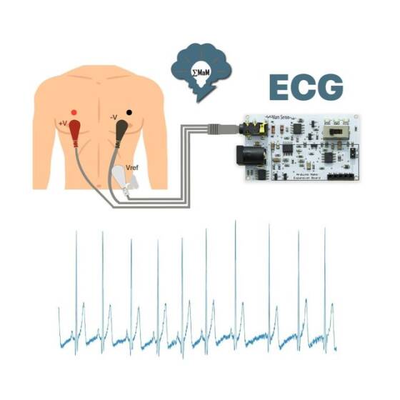 EMG EOG EKG Sensör Kartı (Kas Göz ve Kalp Sinyalleri Algılama) - 4