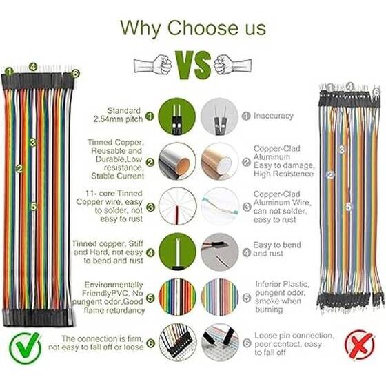 Erkek - Dişi Jumper Kablo 40 Pin 10cm 24AWG - 3