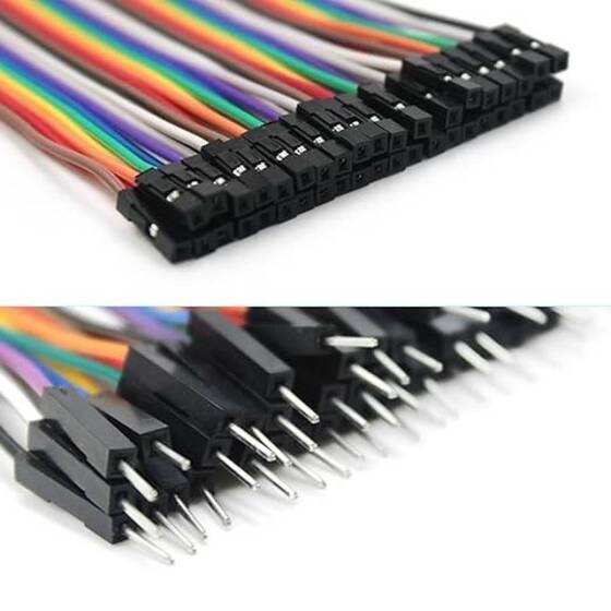 Erkek - Erkek Jumper Kablo 40 Pin 40cm 24AWG - 4