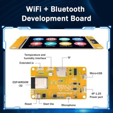 ESP32 Arduino LVGL WIFI Ve Bluetooth Geliştirme Kurulu 3.5 İnç 320x480 Akıllı Ekran Resistive - 2