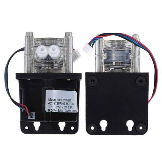 EU25 0-160ML/Min 42 Step Motorlu Peristaltik Sıvı Pompası Silikon Tüplü DC Motor Pompası - 5