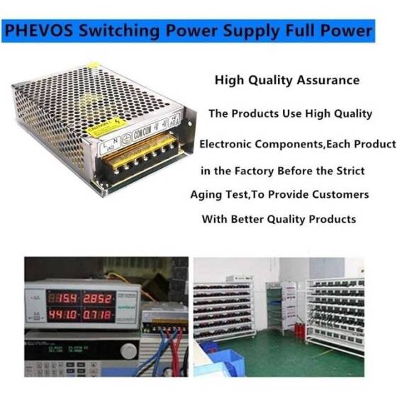 Fanlı Yüksek Kaliteli Güç Kaynağı 250W 12V 20A - 5