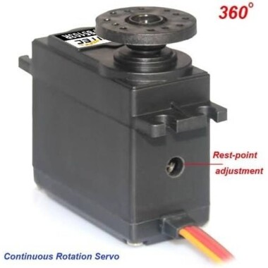 FEETECH FS5103R 6V 360 Derece Sürekli Dönüş Analog Servo Motor Tork 3.2kg - 2
