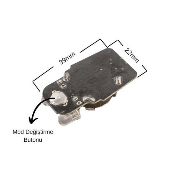 Flip-Flop Led Devresi - 3V CR Pil Yuvalı - 2