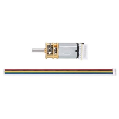 GA12-N20 12V 100RPM Mikro DC Redüktörlü Motor Kablolu Enkoder - 5