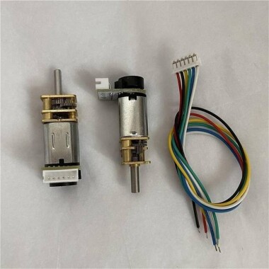 GA12-N20 12V 2000RPM Mikro DC Redüktörlü Motor Kablolu Encoder - 5