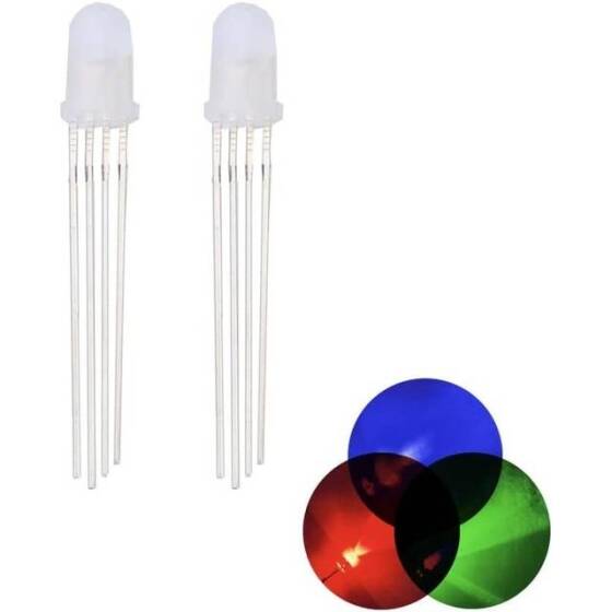 Geniş Açılı 2V 20mA 234 Yeşil Dikdörtgen Led 28mm Bacak Uzunluğu - 1