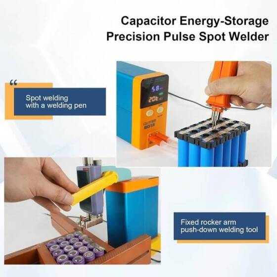 GLITTER 801B Enerji Depolama Nokta Kaynakçı +70B Kaynakçı Kalemi+73SA Kaynak Kafası EU Fişli - 4