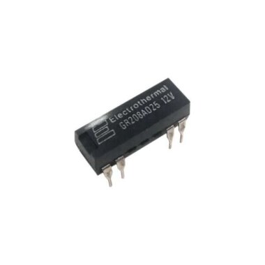 GR208-AD25-12V Reed Röle Çift Kontak N/O 12VDC 0.5A - Electrothermal