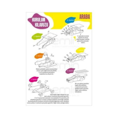 Güneş Enerjili Araba Solar Eğitim Kiti - 5