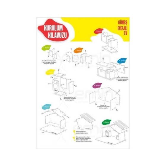 Güneş Enerjili Ev Yapımı Solar Eğitim Kiti - 4