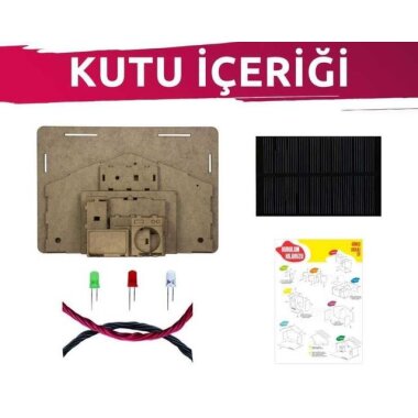 Güneş Enerjili Ev Yapımı Solar Eğitim Kiti - 5