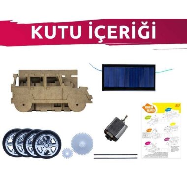 Güneş Enerjili Jeep Solar Eğitim Kiti - 5
