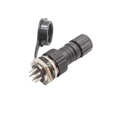 GX-16 8 Pin Su Geçirmez Mike Konnektör - Panel Tipi - Görsu Elektronik