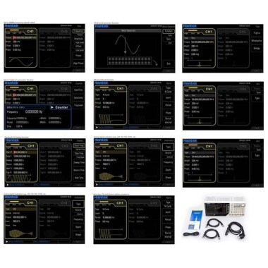 Hantek DPO6082B 80MHz 2CH 6'sı 1 Arada Dalga Jeneratörü UK Fişli - 5