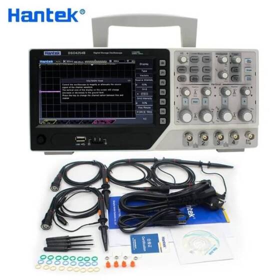 Hantek DSO4084B 4CH Depolama Osiloskopu 80MHz UK Fişli - 3