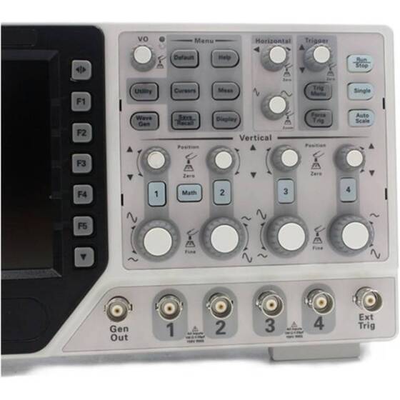 Hantek DSO4104C 100MHz 4CH Depolama Osiloskopu-Sinyal Kaynağı US Fişli - 3