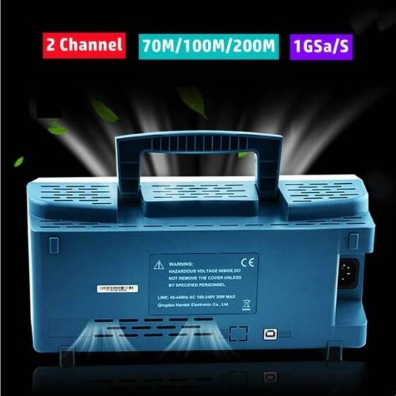 Hantek DSO5072P Osiloskop 2 Kanal 70Mhz EU Fişli - 3