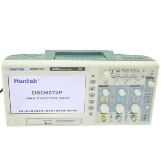 Hantek DSO5072P Osiloskop 2 Kanal 70Mhz UK Fişli - 1
