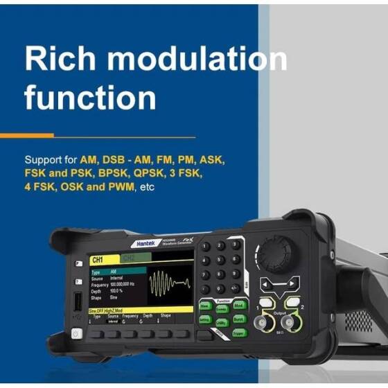 Hantek HDG3012B 15MHz 2 Kanal Fonksiyon Sinyal Jeneratörü UK Fişli - 4