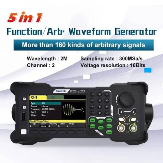Hantek HDG3022B 25MHz 2 Kanal Fonksiyon Sinyal Jeneratörü EU Fişli - 2