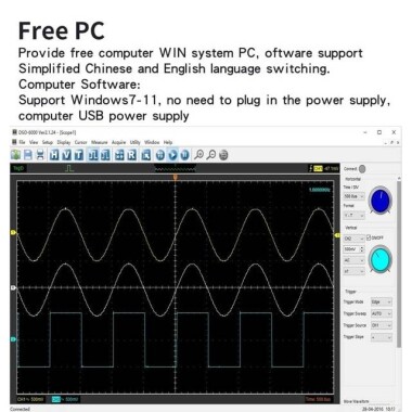 Hantek6074BC USB Sanal Osiloskop 4 CH 70MHz - 3