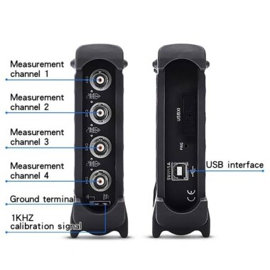 Hantek6254BC USB Sanal Osiloskop 4CH 250MHz - 2