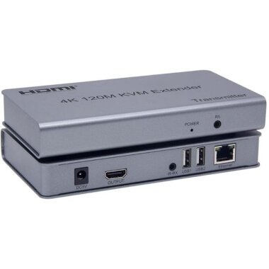 HDMI 4K 120M KVM Extender - HDMI+USB+IR To Cat5E/6 - Görsu Elektronik