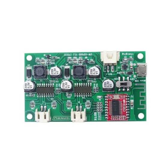 HF69B Bluetooth DC 5V/3.7V 2X6W Güç Amplifikatör Devresi - 3